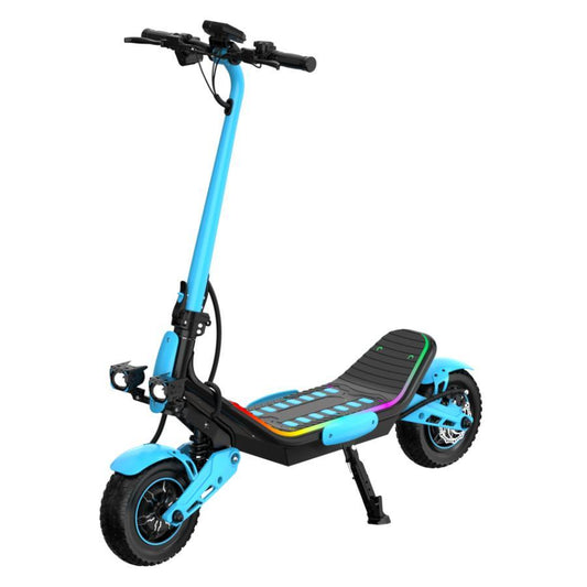 HKM-Z3M 43.5 Miles 60V 23Ah 1380Wh 3000W Dual-Motor Drive Long-Range Foldable Electric Scooter - Black