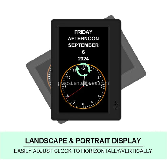 KTX-180883 Large Display Digital Calendar Clock for Memory Loss and Dementia Care