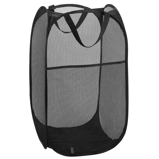 KTX-434579 Portable Pop-up Polyester Mesh Laundry Hamper for Kids - Multi-Colour Options