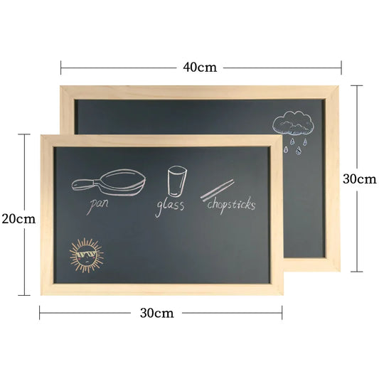 KTX-369427 Single-Sided Wooden Chalkboard for Children and Home Use