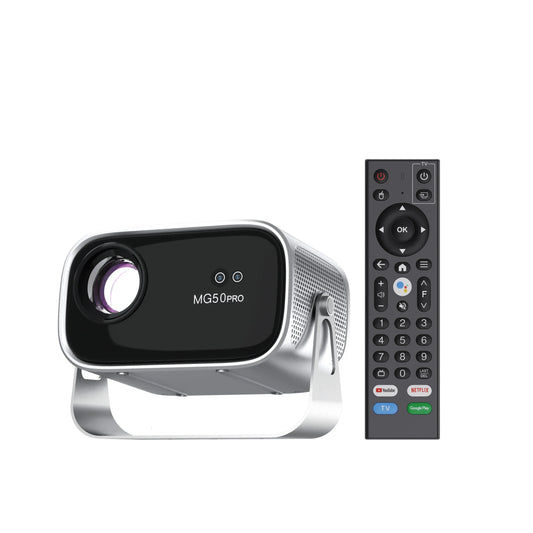 KTX-533651 Portable 4K Mini Projector with Android 12.0, WiFi, and Full HD 1080P for Home Movie Streaming