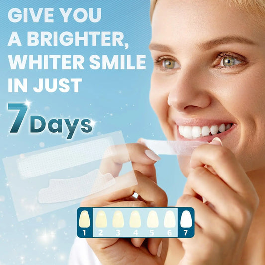 HKM-782099 Enamel-Safe Teeth Whitening Strips with 3% HP for Fast Bleaching Results