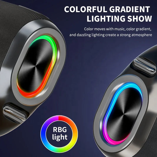 KTX-449491 Portable 80W Wireless Bluetooth V5.0 Speaker with Hi-Fi Stereo Sound for Home and Parties