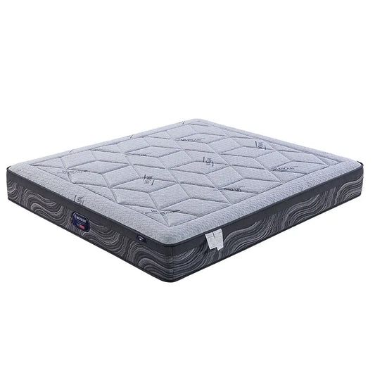 KTX-425491 Queen King Size Black Pocket Spring Mattress with Soft Cooling Foam Top Layer for Hotels
