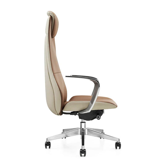 KTX-021075 Ergonomic High Back Executive Chair with Multi-Functional Design and PU Leather Upholstery