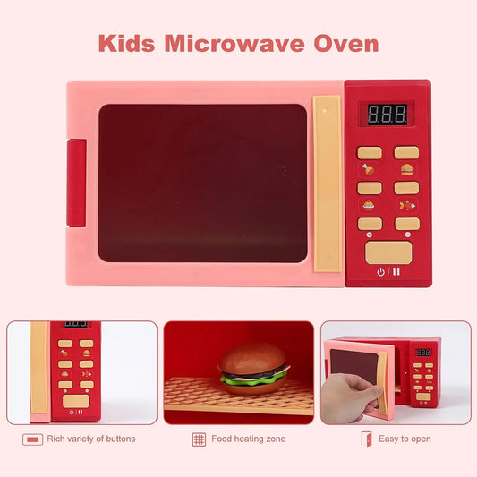 HKM-130387 Realistic 23-Piece Electric Kitchen Appliances & Tool Play Set for Kids
