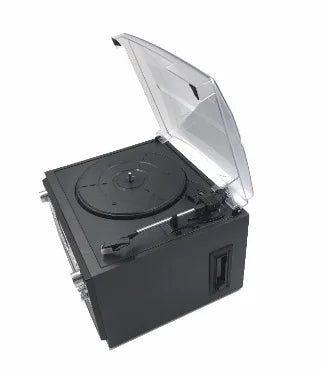 KTX-218963 Versatile Vinyl Record Player and CD Recorder Turntable with Modern Design