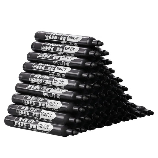 KTX-280339 Permanent Waterproof Marker Pen - Black, Blue, Red - Non-toxic Ink for Versatile Use