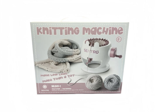 HKM-473875 Sentro Knitting Machine with 22 Needles - Perfect for Kids and Beginners to Create Scarves, Hats, and More