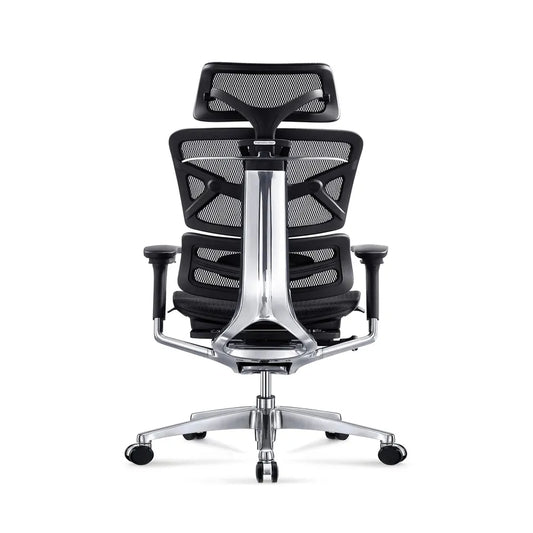 HKM-004691 Ergonomic Adjustable 4D Armrest Mesh Office Chair with High Back and Swivel Design