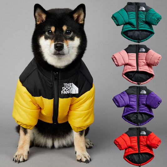 HKM-0048957 Windproof and Rainproof Winter Pet Cotton-Padded Jacket for Dogs in Various Colors and Sizes