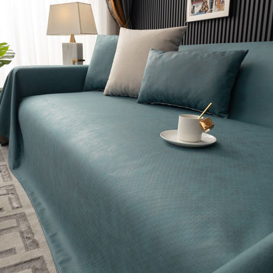 HKM-006355 Universal Anti-Cat Scratch All-Weather Non-Stick Cloth Sofa Cover in Multiple Colors