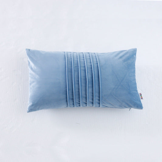 HKM-006611 Solid Color Velvet Cushion Cover with PP Cotton Filling - 30×50CM
