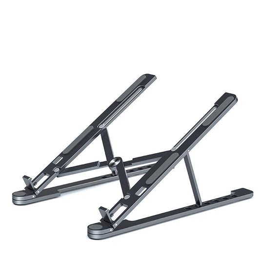HKM-007251 Adjustable Portable Aluminum Laptop Stand for 11-17.3 Inch Devices