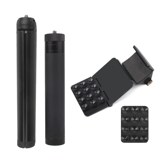 HKM-008915 Folding Suction Cup Phone Holder with Tripod and Extension Rod