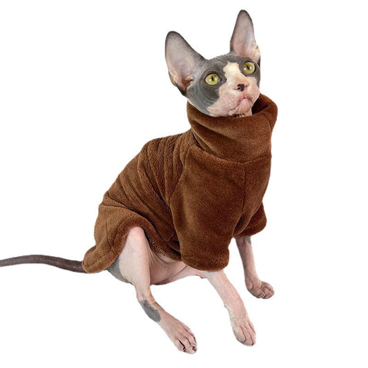HKM-0103869 Warm Thick German Mink Velvet Pet Clothing for Cats and Dogs in Multiple Sizes and Colors