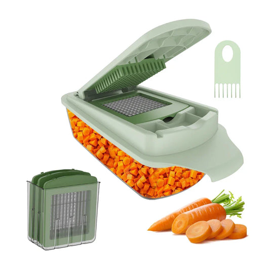 HKM-015315 Manual Handheld Multifunctional Onion and Fruit Slicer for Effortless Vegetable Preparation