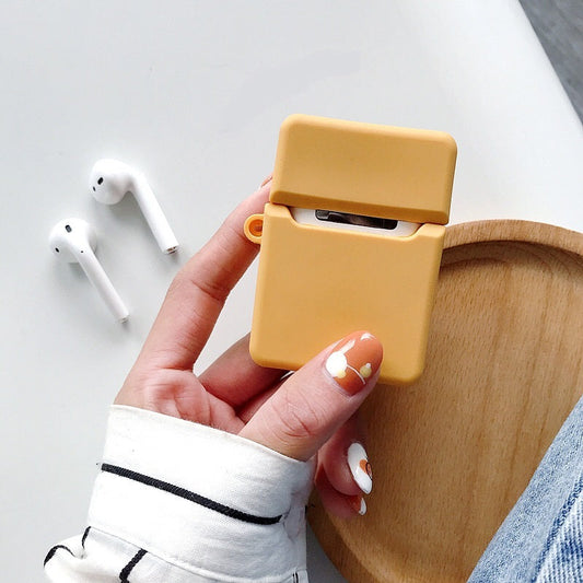 HKM-027155 Hot Dog Bread Earphone Sleeve for iPhone Models with Carabiner Attachment