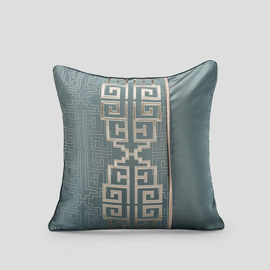 HKM-032467 Chinese Style Jacquard Pillow Cover - Modern High-Precision Cushion for Living Room and Commercial Spaces