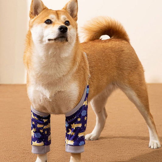 HKM-0330301 Pet Knee Pads for Joint Protection - Anti-Dirty and Anti-Gray Clothing, Available in Multiple Sizes and Colors