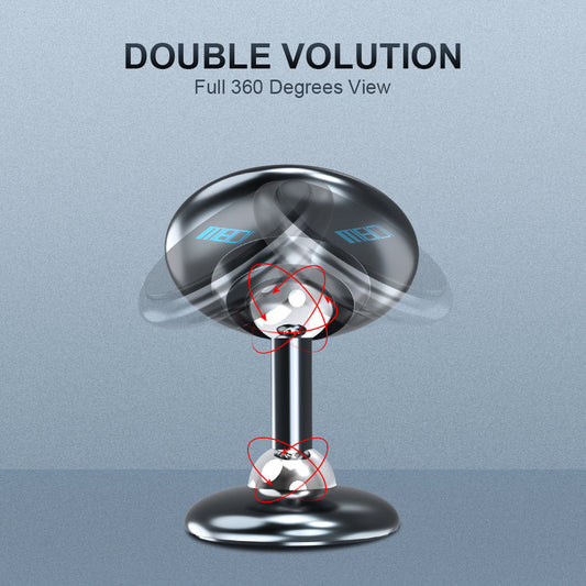 HKM-033427 Adjustable Mini Car Mobile Phone Holder with Strong Magnetic Base