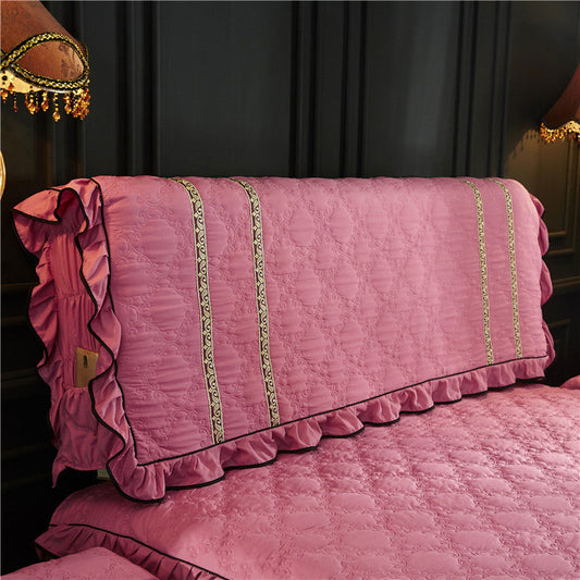 HKM-037331 Soft Fabric Bedside Dust Cover in Multiple Colors and Sizes