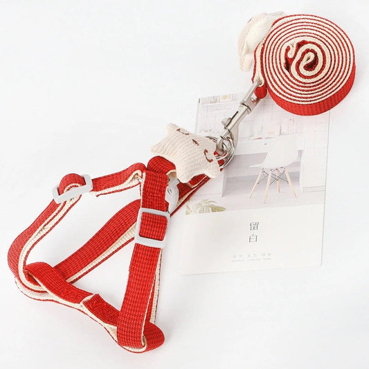 HKM-0382013 Houndstooth Nylon Dog Leash - Available in Multiple Colors and Sizes