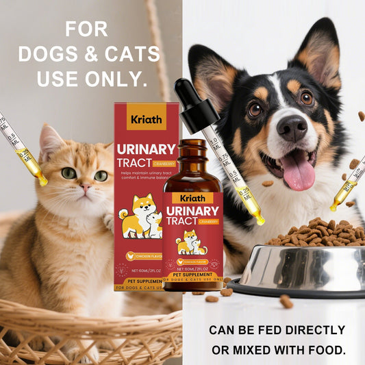 HKM-0388541 Urinary Care Soothing Drops for Cats and Dogs with Cranberry & Pumpkin Seed Extract
