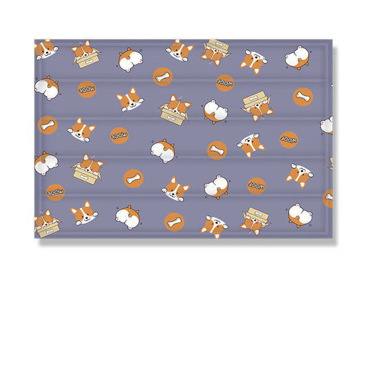 HKM-0411581 Cooling Cat Mat - Cloth Ice Pad for Summer Comfort in Multiple Sizes
