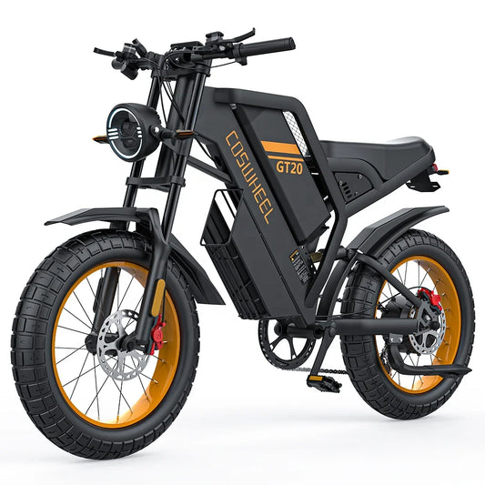 HKM-041171 1500W Electric Mountain Bike with 48V Battery and Double Suspension System, Max Speed 60km/h, Fat Tire Design