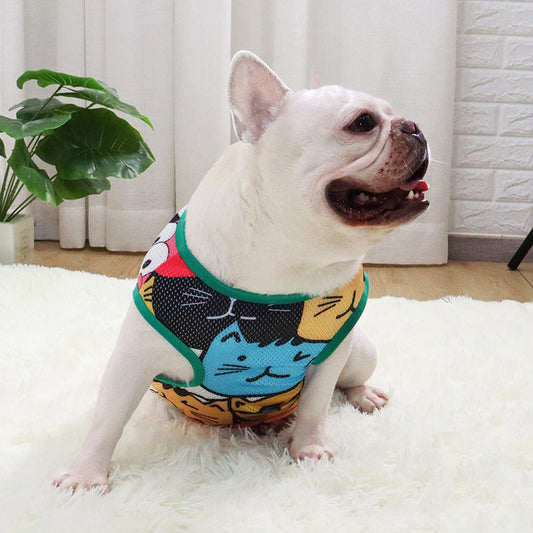 HKM-0421821 Breathable Summer Vest for Bulldogs and Pugs in Various Sizes