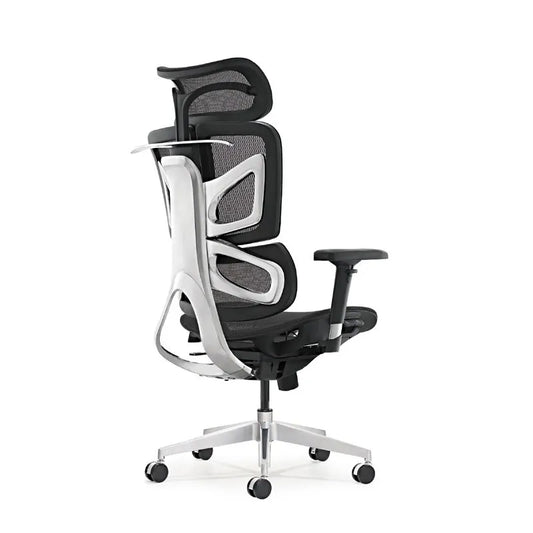 HKM-043219 Luxury Butterfly Design Aluminium Ergonomic Executive Office Mesh Swivel Chair