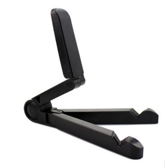 HKM-044627 Folding Triangle Stand for iPad, iPhone, and iPod - Universal Mobile Tablet Holder