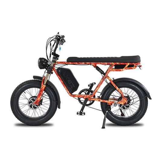 HKM-045395 Long Range 20-Inch Electric Bike with 48V 750W Motor and Dual Suspension