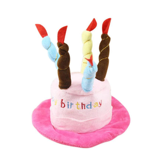 HKM-047571 Dog Birthday Hat - Cute and Fun Celebration Accessory for Dogs, Size 21*15*6.5cm, 50g