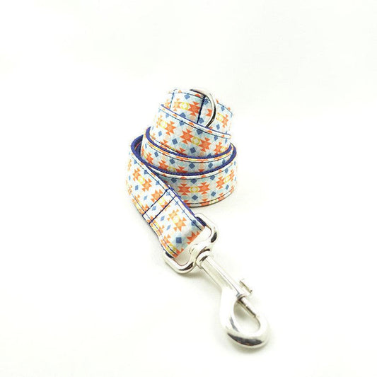 HKM-048083 Adjustable Polyester Dog Collar & Leash Set for Pets
