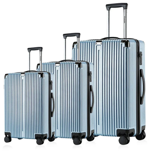 HKM-054355 28-Inch Spinner Suitcase Set with Travel Phone Holder and Bag
