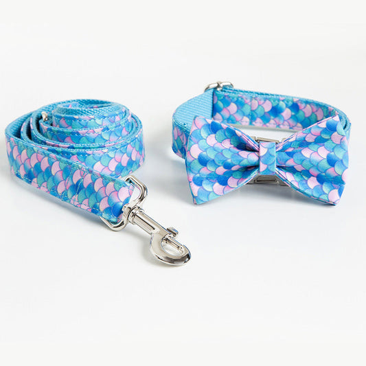 HKM-056787 Custom Lettering Dog Collar with Personality Print - Casual Style for Cats and Dogs