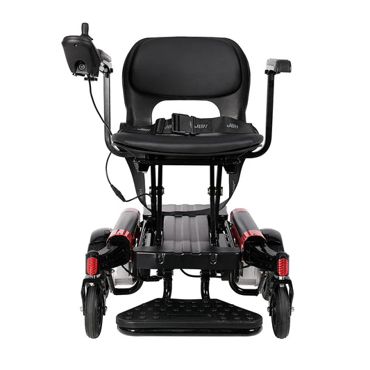 HKM-058451 Lightweight Electric Folding Wheelchair with Aluminum Alloy Frame - Model D07