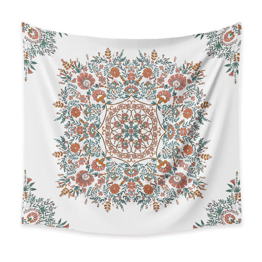 HKM-059283 Bohemian Retro Print Tapestry - 100% Polyester, Multiple Sizes Available