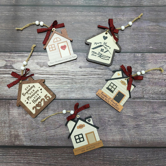 HKM-060691 Wooden Christmas Tree Pendant Decoration for Holiday Festivities