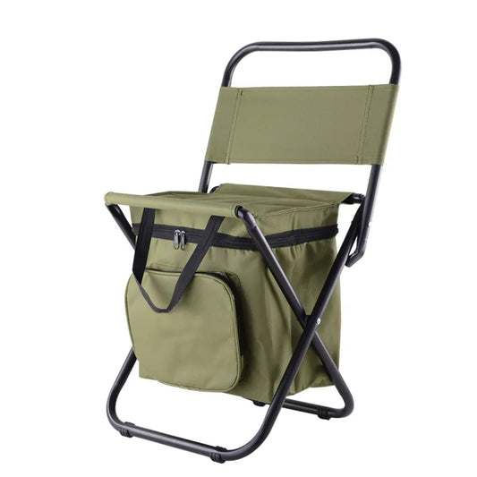 HKM-060755 Folding Camping and Fishing Chair with Backrest for Outdoor Recreation