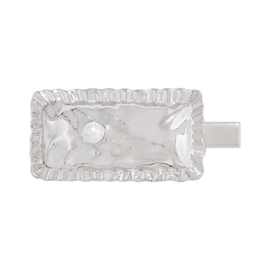HKM-069523 Retro Square Duckbill Clip Hairpin - Creative Geometric Hair Accessory for Women