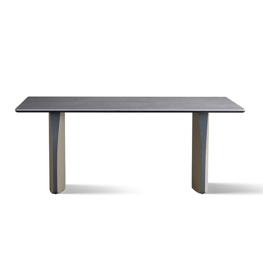 HKM-070803 Modern Nordic Extending Dining Table with Golden Stainless Steel Frame and Tempered Glass Top