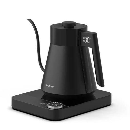 HKM-071699 Automatic Turkish Coffee Maker with 1.5L Capacity and Stainless Steel Gooseneck Kettle, Featuring Temperature Control and Keep Warm Function