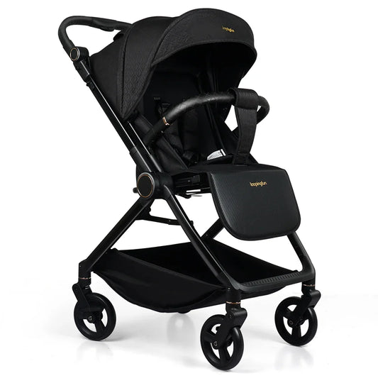 HKM-073427 3 in 1 Foldable Aluminium Frame Baby Stroller with Two-Way Seat for Newborns, Lightweight Travel Carriage