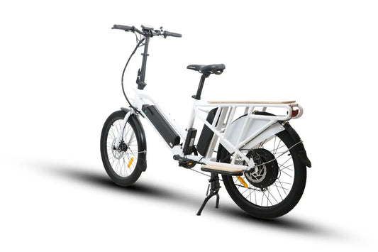 HKM-075859 E-Unorau MAX-CARGO 48V 750W Electric Bike with 7 Speed Gears and Integrated Battery