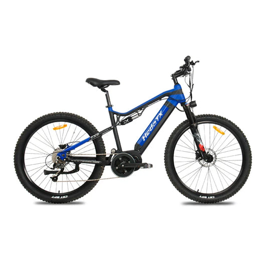 HKM-079315 27.5-Inch Full Suspension Mountain Bike with Hydraulic Disc Brakes and Lithium Battery