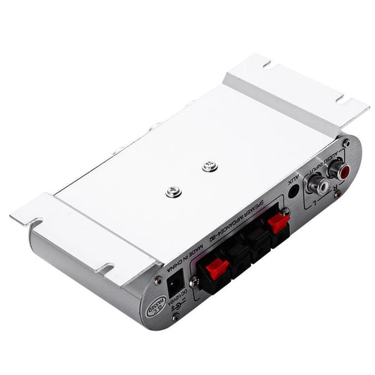 HKM-079827 15W Dual Channel HIFI Amplifier Woofer for Car & Boat - Model LP-808, RCA Connection, Aluminum Alloy