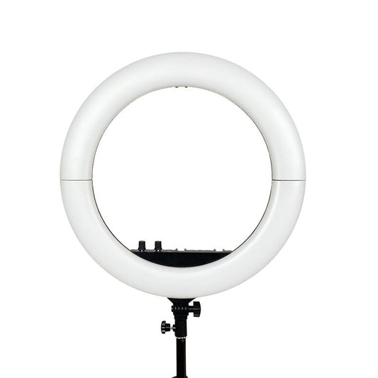 HKM-080211 18-inch Folding Fill Light for Beauty, Makeup, and Live Streaming with Remote Control and Adjustable Color Temperature